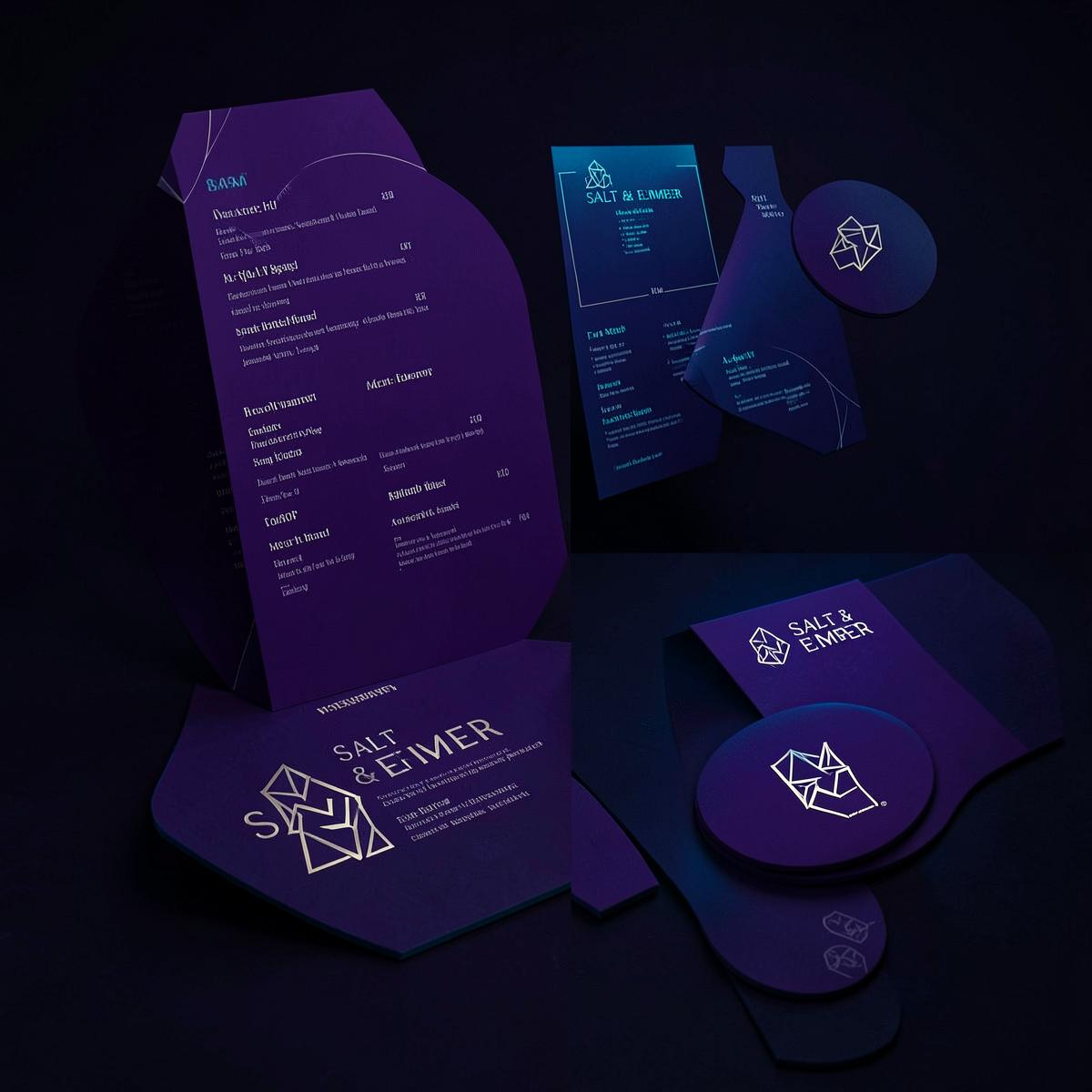 Salt & Ember sample design work by GL Anderson Ltd